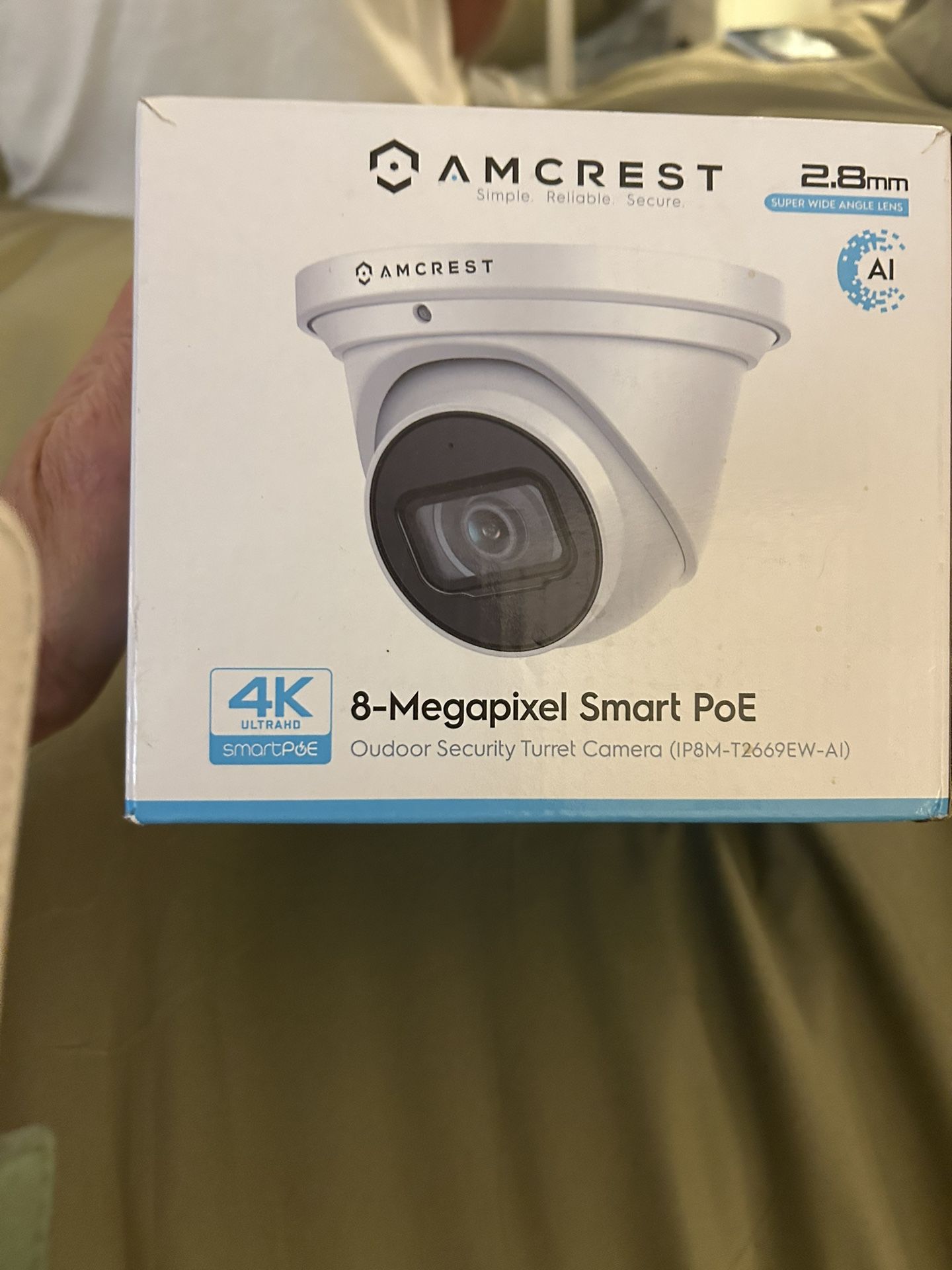 8-megapixel Smart PoE Security Camera