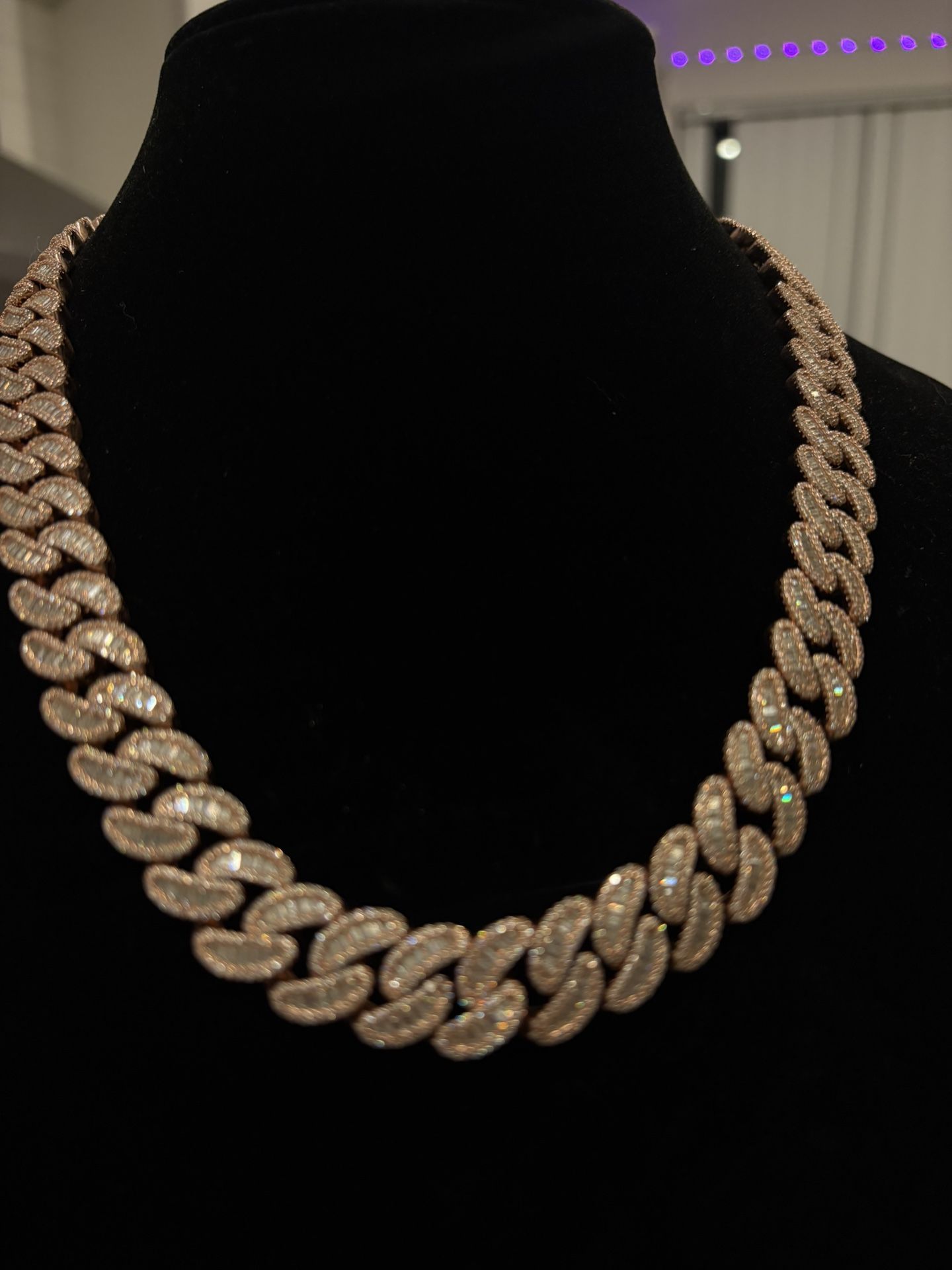 Rose Gold Diamond Chain