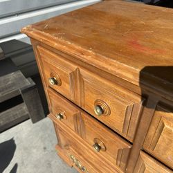 Solid Wood Dresser 