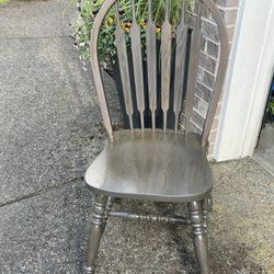 Solid Oak Windsor Chair