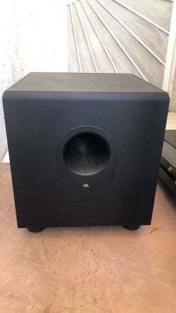 Jbl subwoofer 10” speakers.