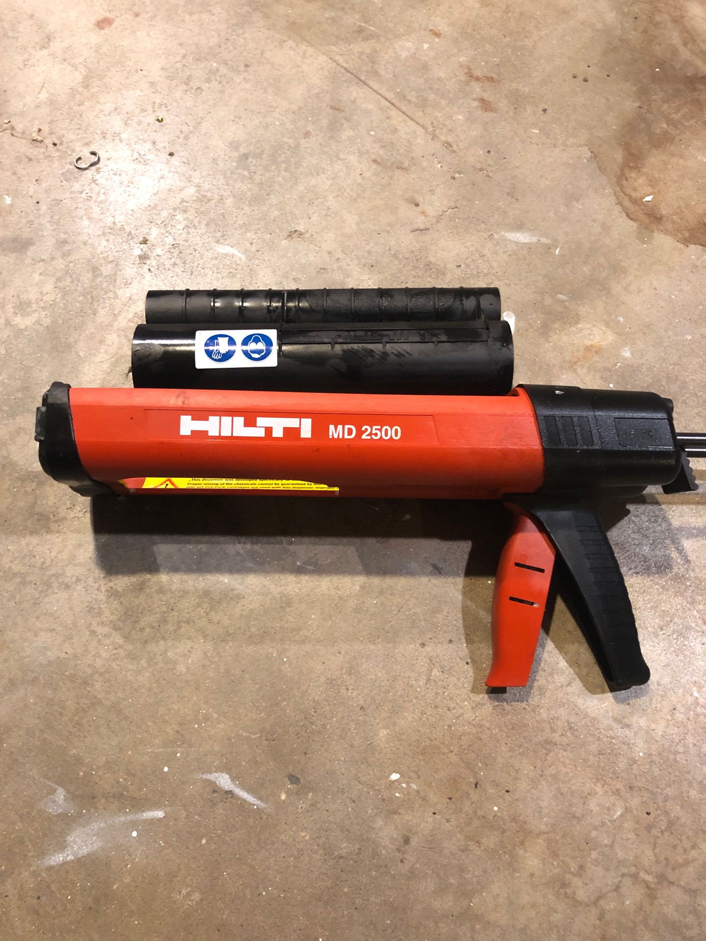 hilti md 2500 epoxy gun dispenser