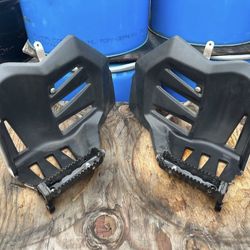 ATV Quad Foot Pegs with Shields $60 for set of 2