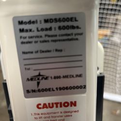 Medline Heavy Duty Power Patient Hoyer Lift 
