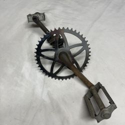Vintage BMX Crank And Pedals