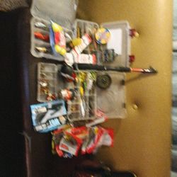 Fishing Pole, & Reel W/ Tons Of Accesseries