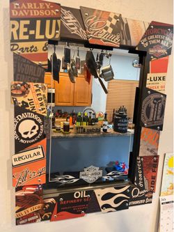 Harley-Davidson Mirror - Vintage look