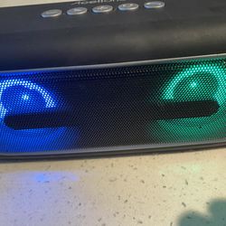 Bluetooth Speaker With Lights Loud Clear Sound
