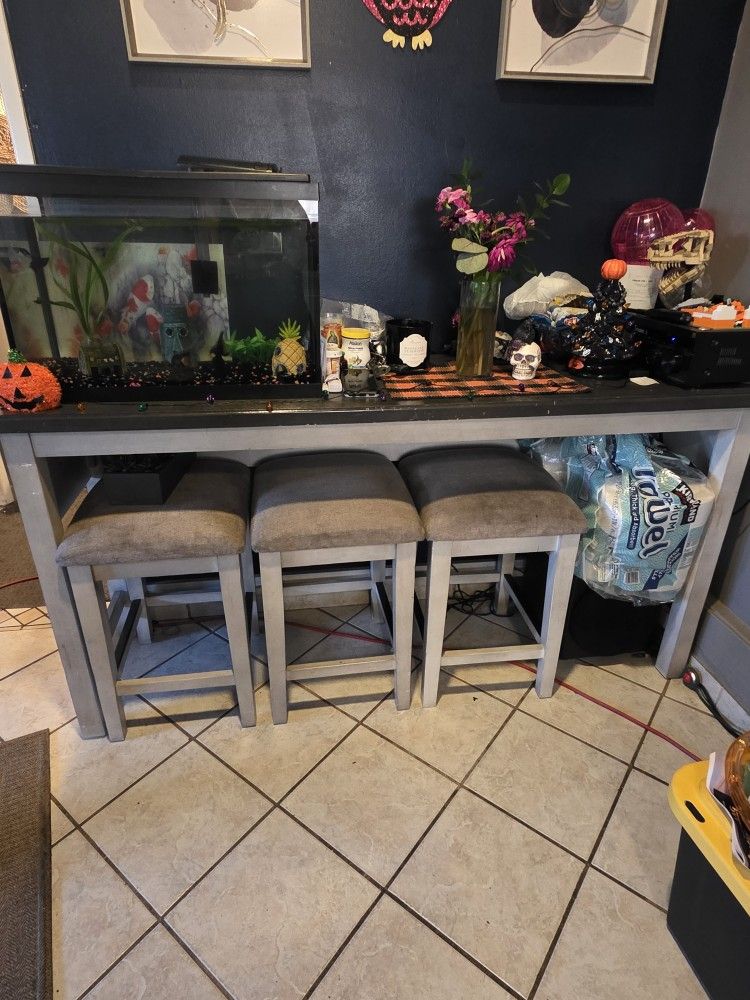 Table With Stools