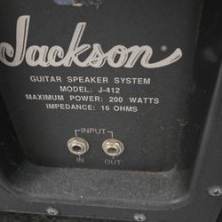 Jackson Guitar Speaker System J-412