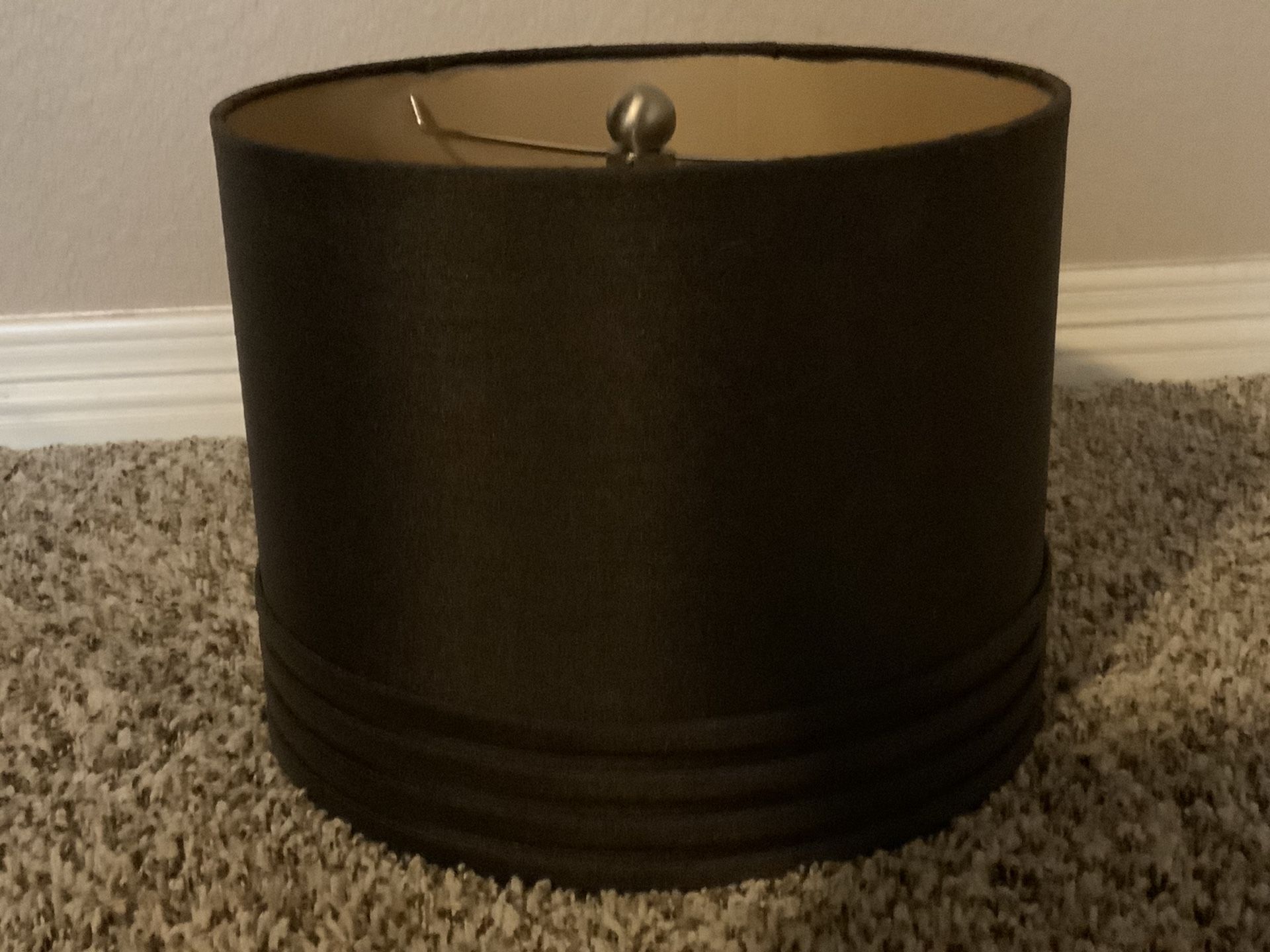 Black lamp shade