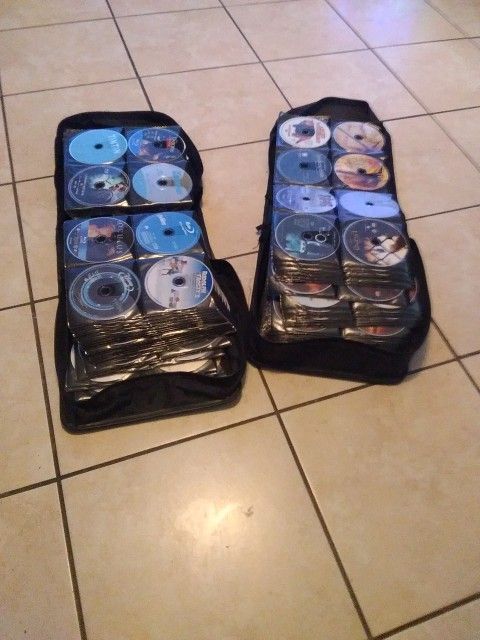 600+BluRay DVD's as well as a few regular ones  included