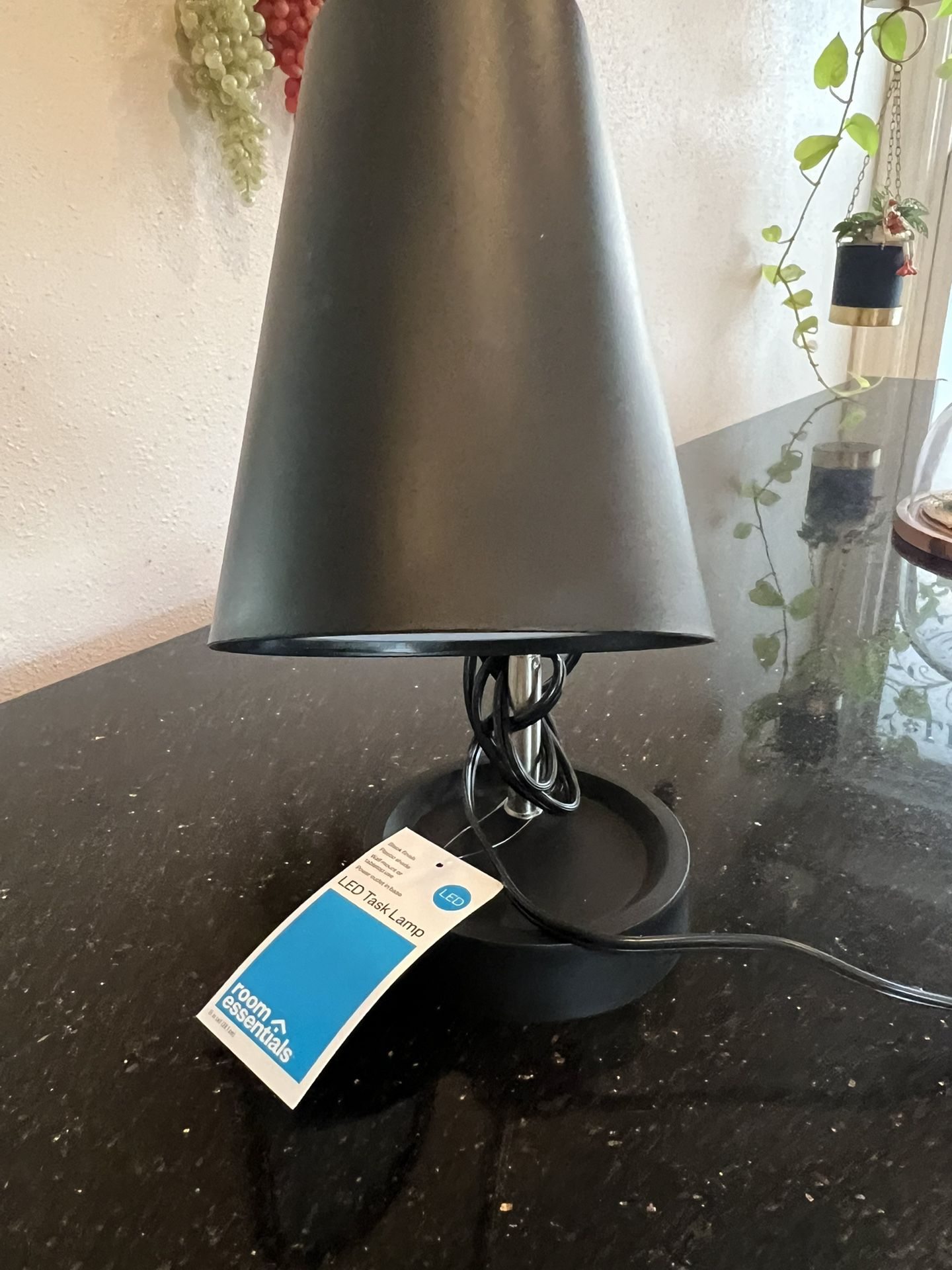 New Led Task Lamp power outlet in base