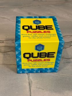 Qube Puzzles Game 100+ Puzzles Brand New, Never Opened