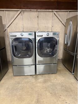 LG Front Load Washer and gas Dryer Everything works