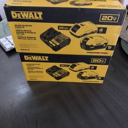 Dewalt 4ah & 5ah Battery Starter Kit