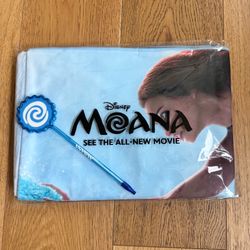 D23 Gold Member Advance Screenings of Disney Live Action Moana Towel Blanket Pen