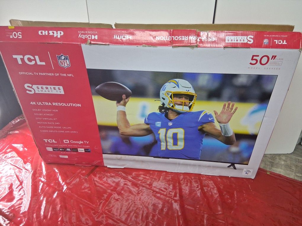 TCL 50" SMART TV GOOGLE TV 4H UHD LED