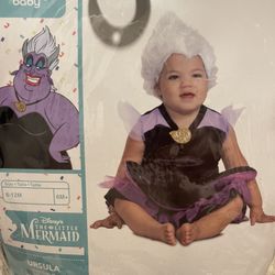 Disney Ursula Baby Costume 6-12 Months
