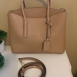 KATE SPADE  Margaux Leather Beautiful Tan Color Clean Inside And Outside 