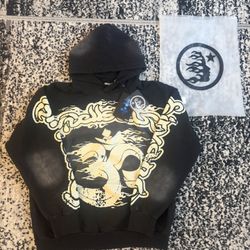 HELLSTAR HOODIE Black With Yellow Accents 