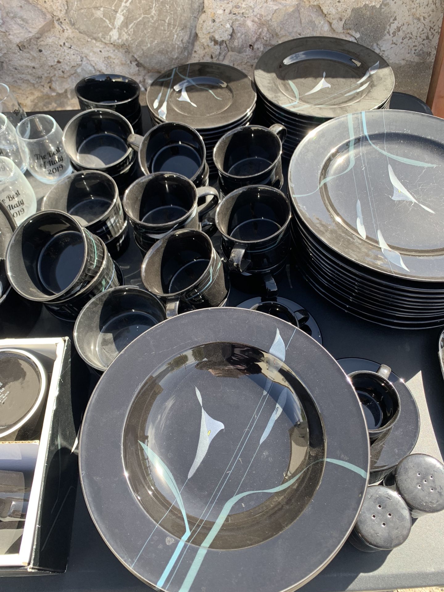 Mikasa Opus Black Dishes