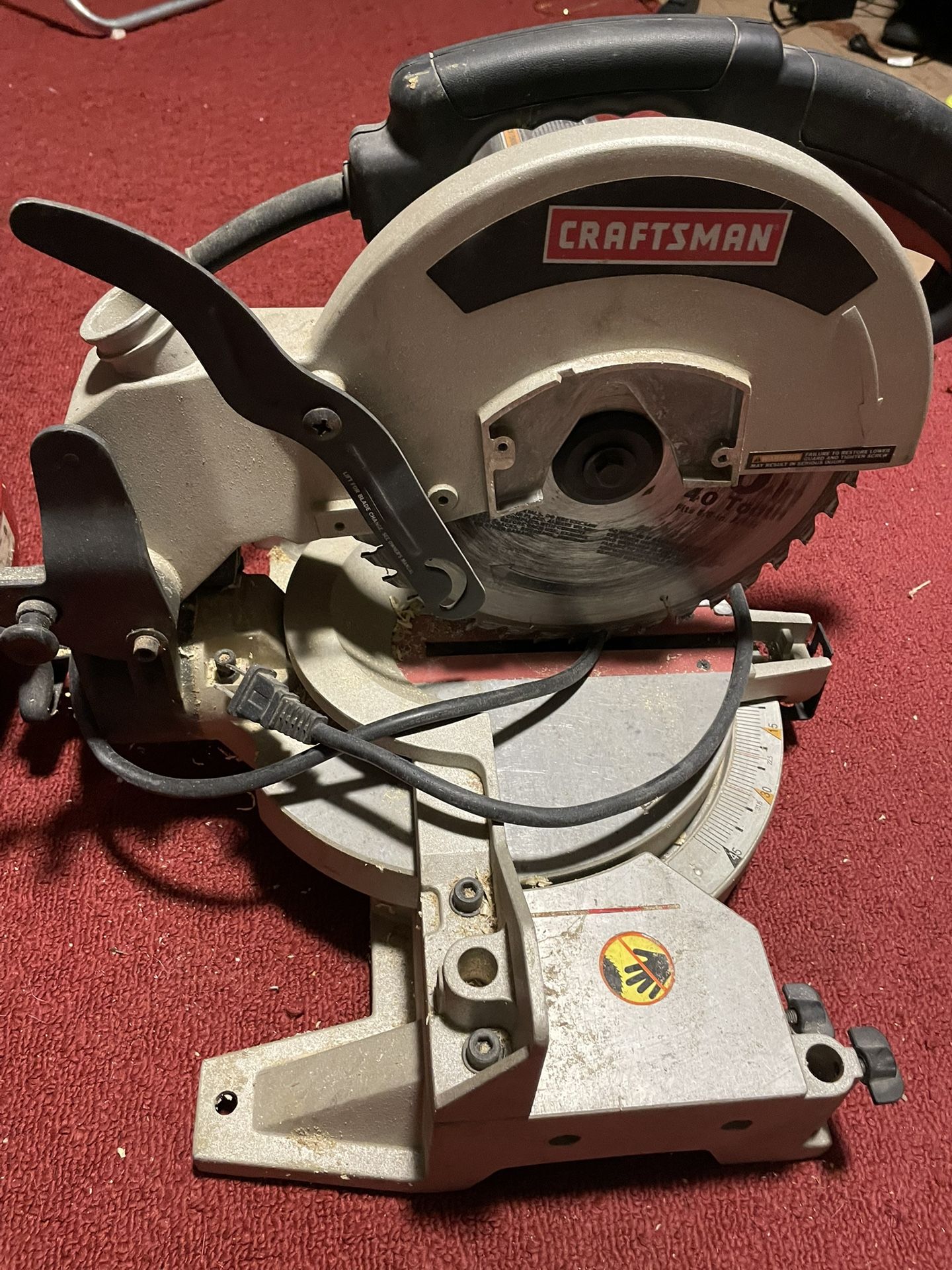 10 inch compound miter saw craftsman & Air Compressor 