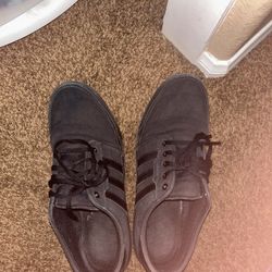 All Black Adidas Size 11 Shoes