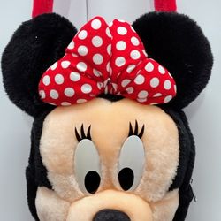 DISNEY PLUSH MINNIE MOUSE PURSE 
