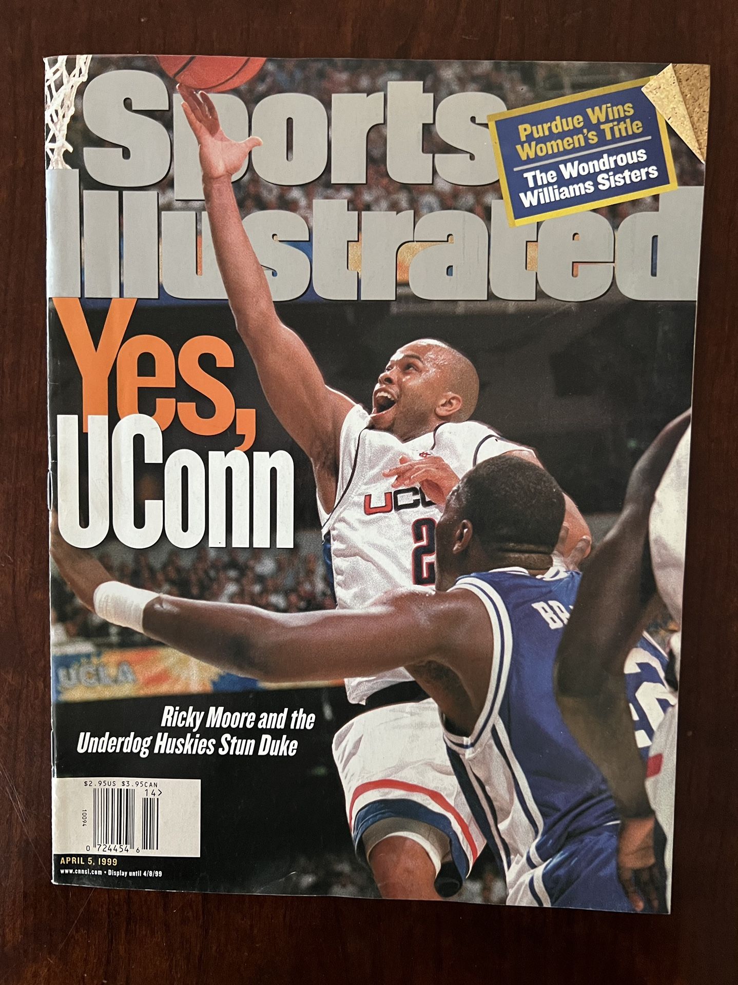 Sports Illustrated “Yes, UConn” Ricky Moore & the Underdog Huskies Stun Duke 1999