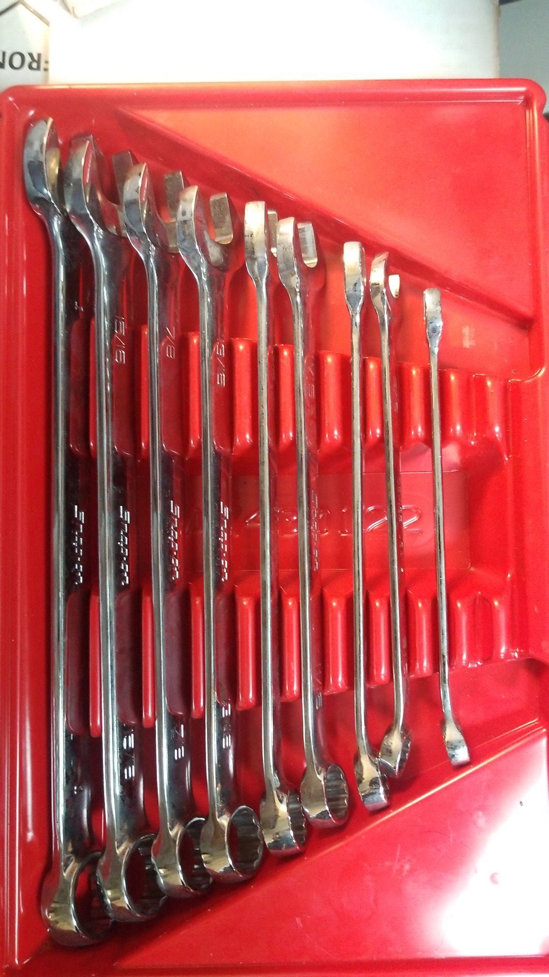 Snap on wrenches