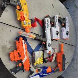 Lot Of Nerf Guns