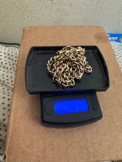14k yellow gold 41gram Cuban link 32 inch