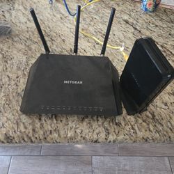 Netgear Modem  With Power Wires
