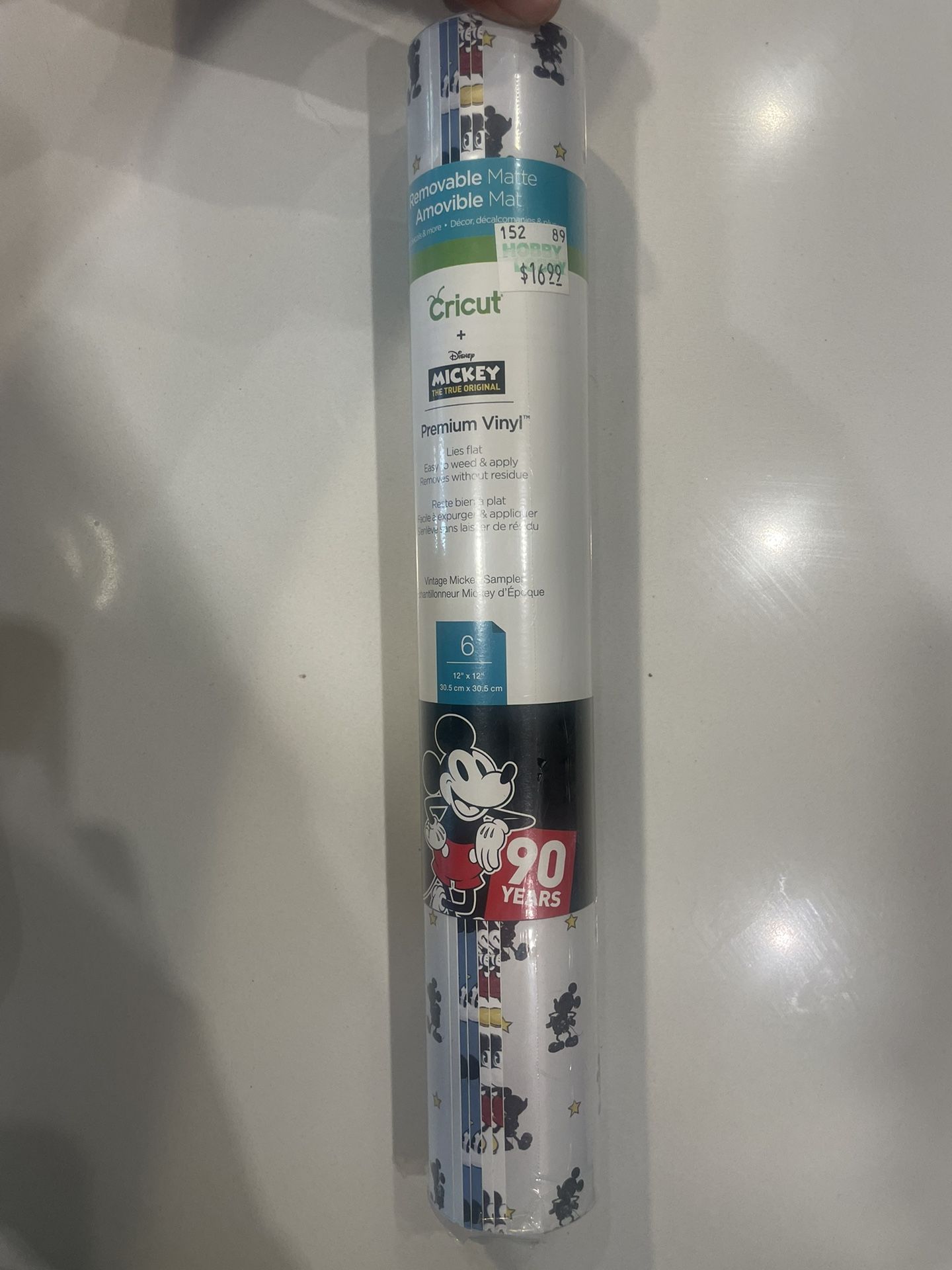 Removable Matte Cricut Disney Mickey Mouse Premium Vinyl New