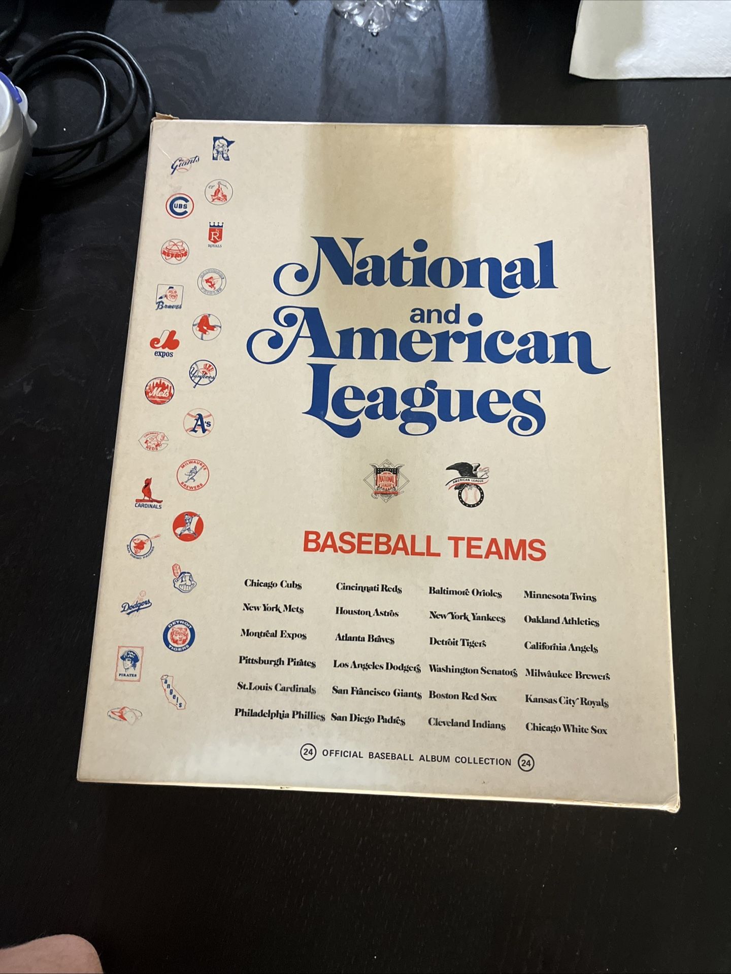1971 Dell NATIONAL AND AMERICAN LEAGUES Baseball Team Books, Baseball collectible