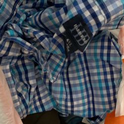 Harbor Bay Button Ups, Long Sleeves- 4XL-6XL(3bags)