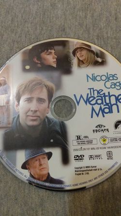 The Weather Man - dvd movie/ no case