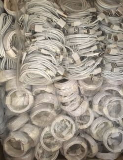 iPhone Lightning and Android Micro USB and Type C USB Cables