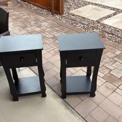 Black Side Tables 