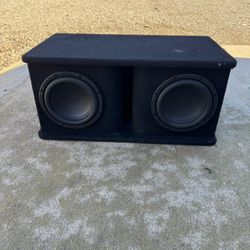 8inch NVX Subs With Skar Box