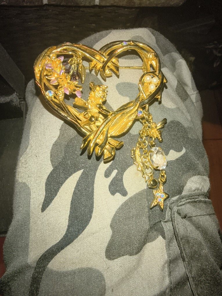 Heart Brooch