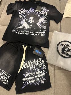 Hellstar Records T-Shirt and Shorts Set