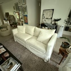 2 Crate and Barrel Willow Sofas