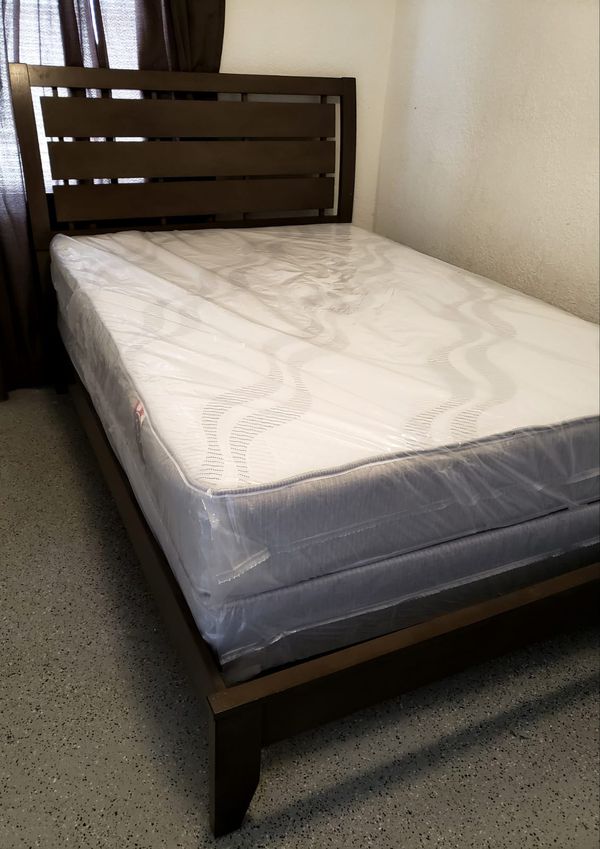 NEW FULL MATTRESS AND BOX SPRING SET, bed frame not included on price