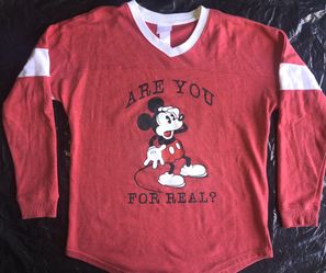 Disney “Are You For Real?” Sweatshirt size M(7/9)