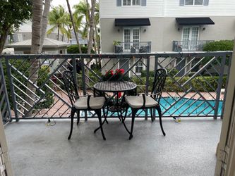 3-Piece Metal Bistro Patio Set