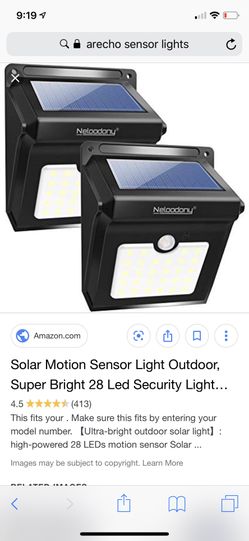 The best sell solar motion sensor lights outdoor use super bright