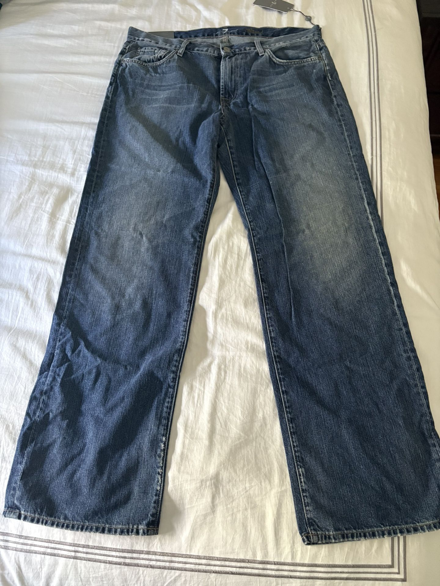 Men’s 7 For all Mankind Relaxed fit jeans 36 New With Tags