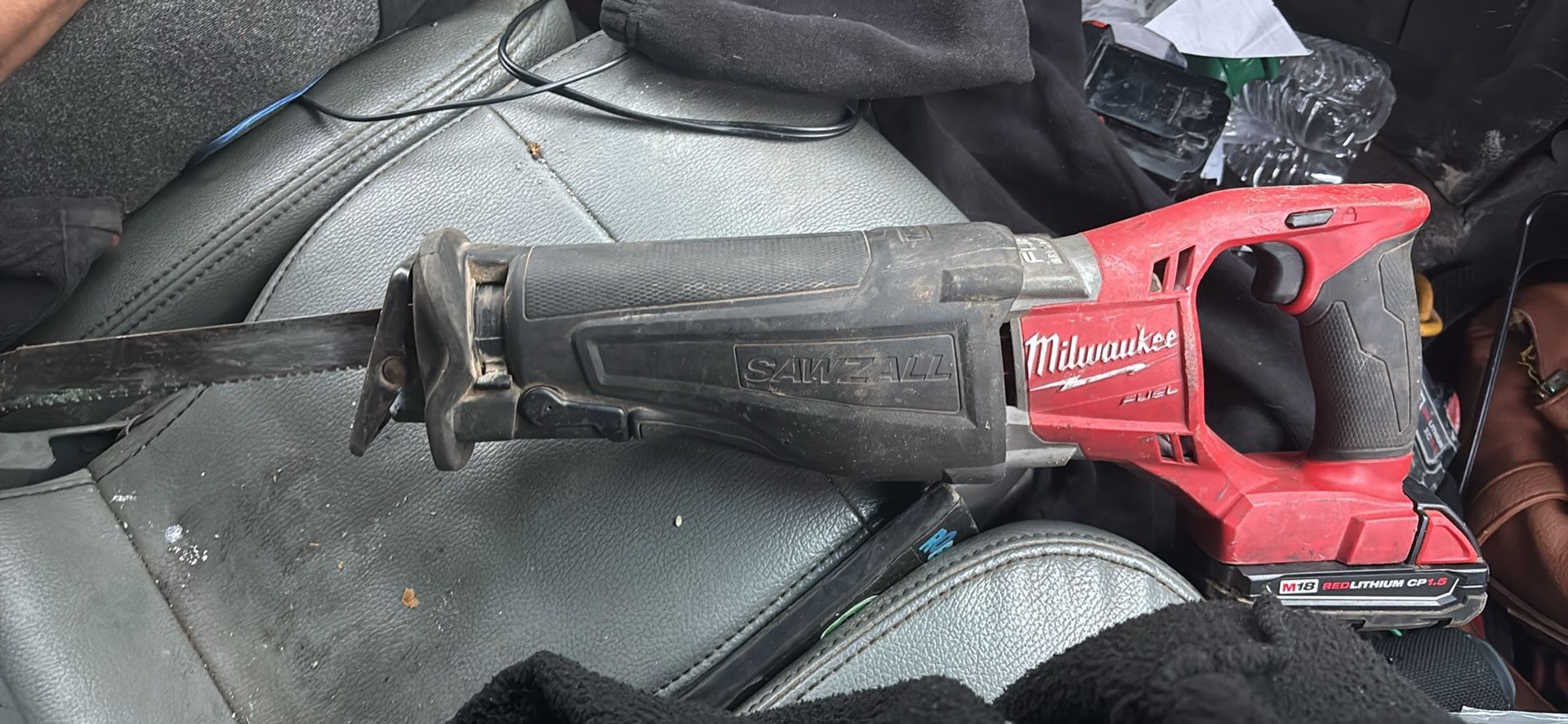 Cordless Miluakee Sawzall